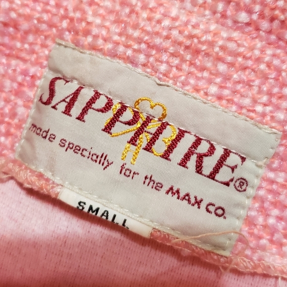 Sapphire size small Vintage pink tweed - Picture 6 of 6